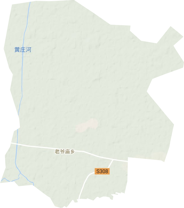 老爷庙乡地形地图