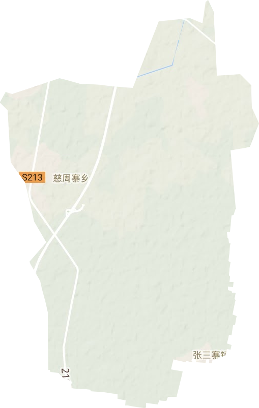 慈周寨镇地形地图