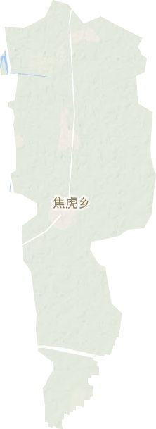 焦虎镇地形地图