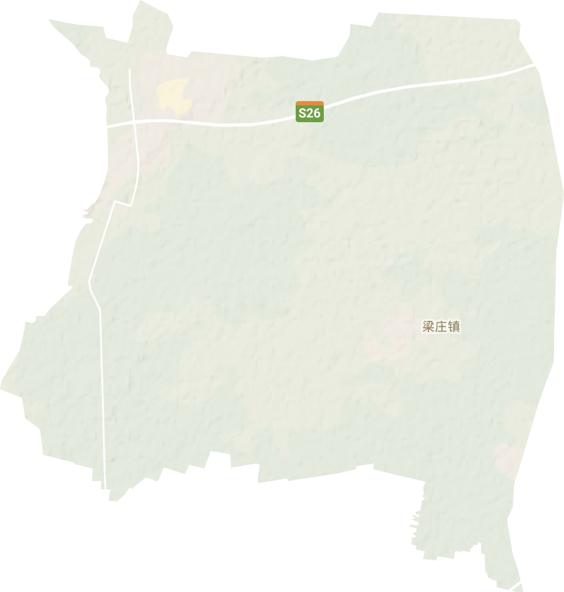 梁庄镇地形地图