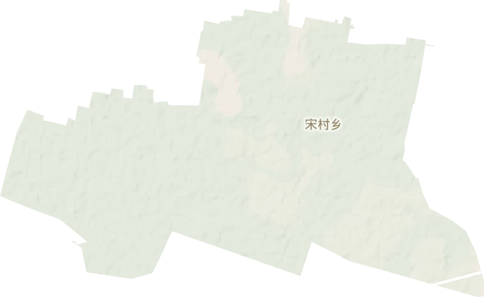 宋村乡地形地图