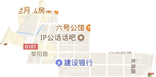 黎阳路街道地形地图