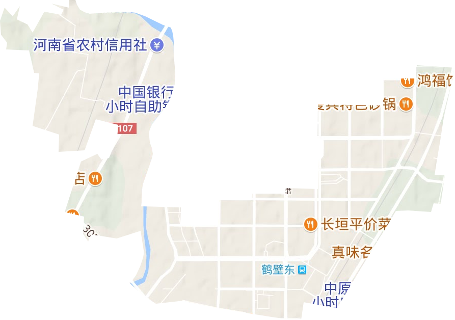 长江路街道地形地图