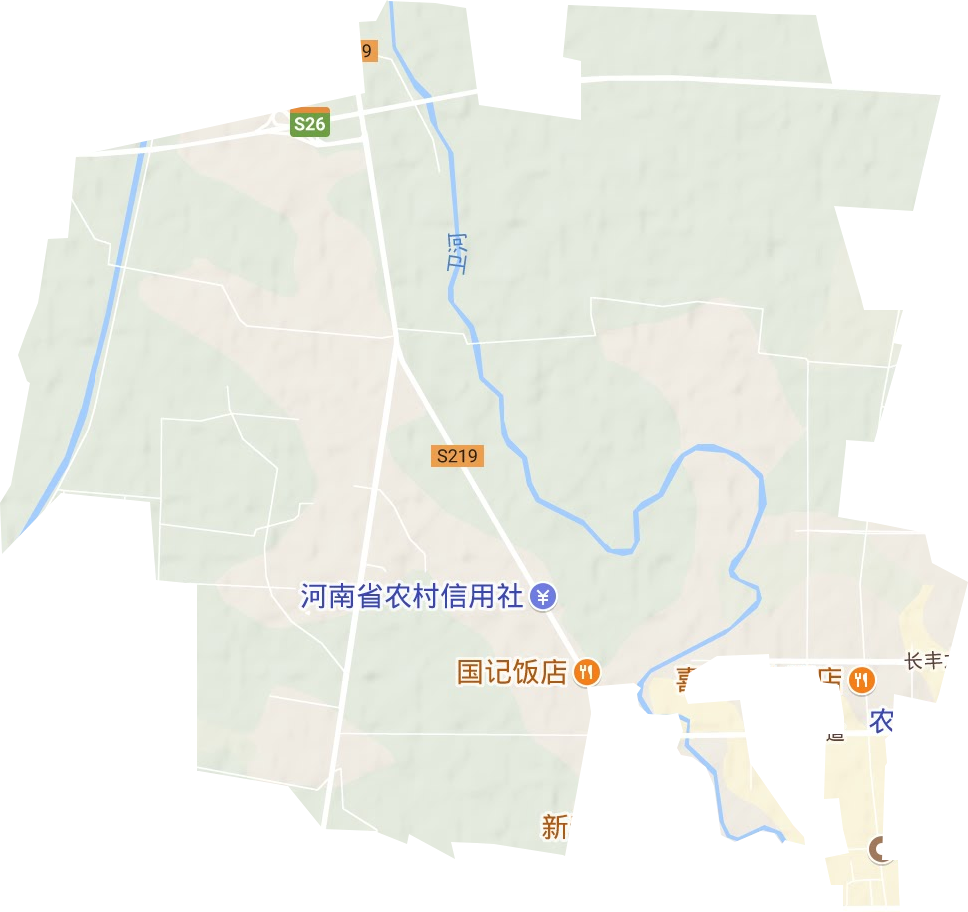 浚州街道地形地图
