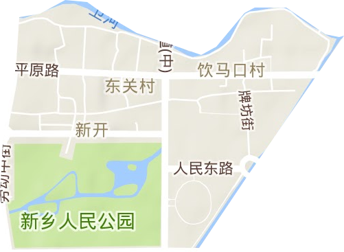 东街街道地形地图