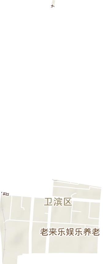 健康路街道地形地图