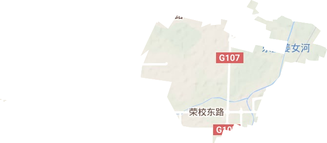 和平路街道地形地图