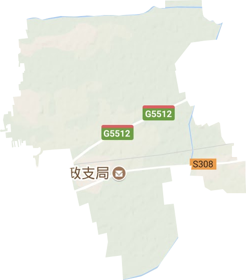 黄堤镇地形地图