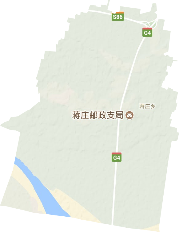 蒋庄乡地形地图