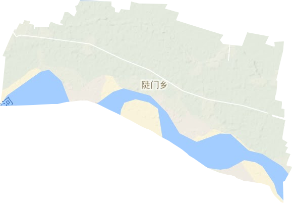 陡门乡地形地图