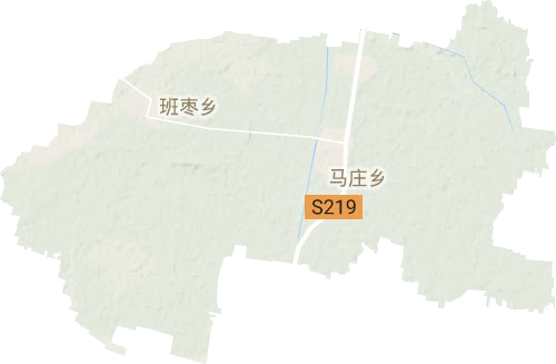 马庄乡地形地图