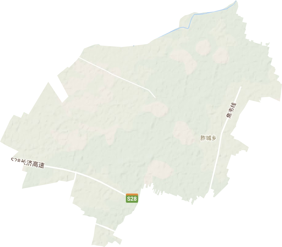 胙城乡地形地图