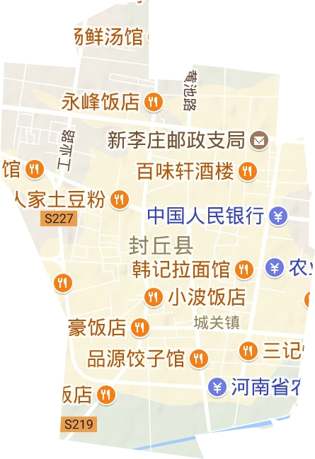 城关镇地形地图
