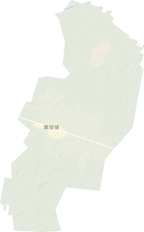 黄陵镇地形地图