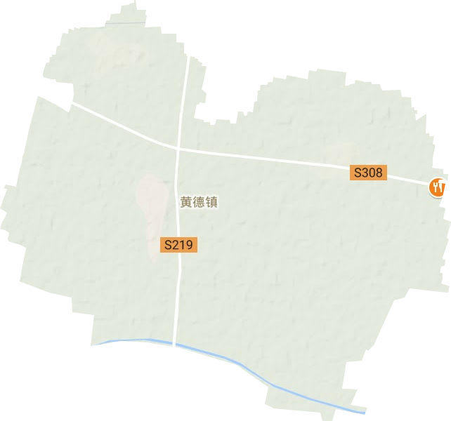 黄德镇地形地图
