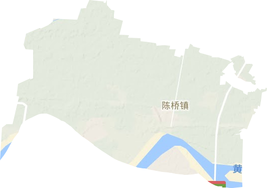 陈桥镇地形地图