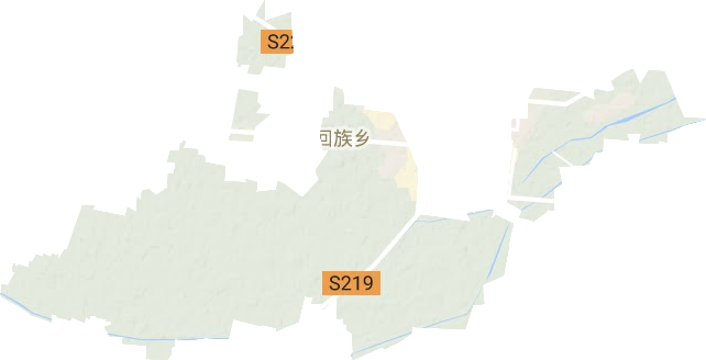 城关乡地形地图