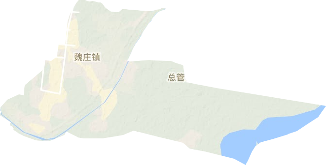 魏庄街道地形地图