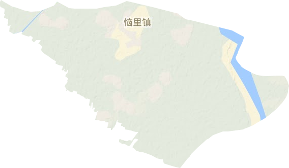 恼里镇地形地图