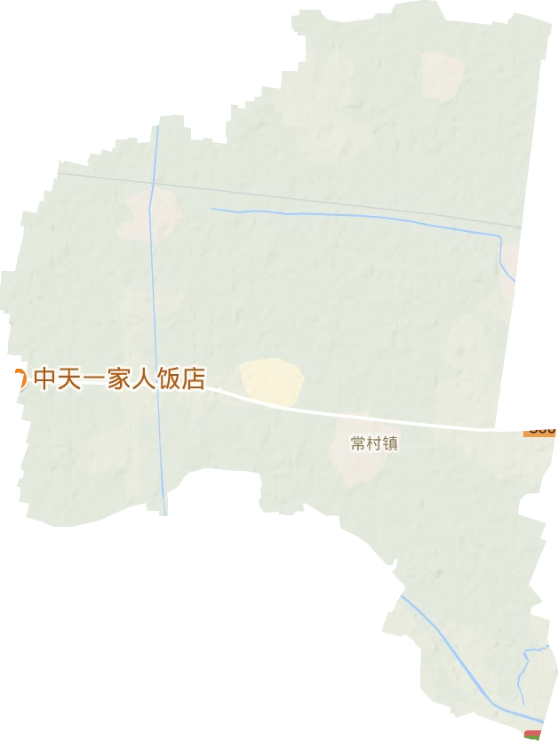 常村镇地形地图