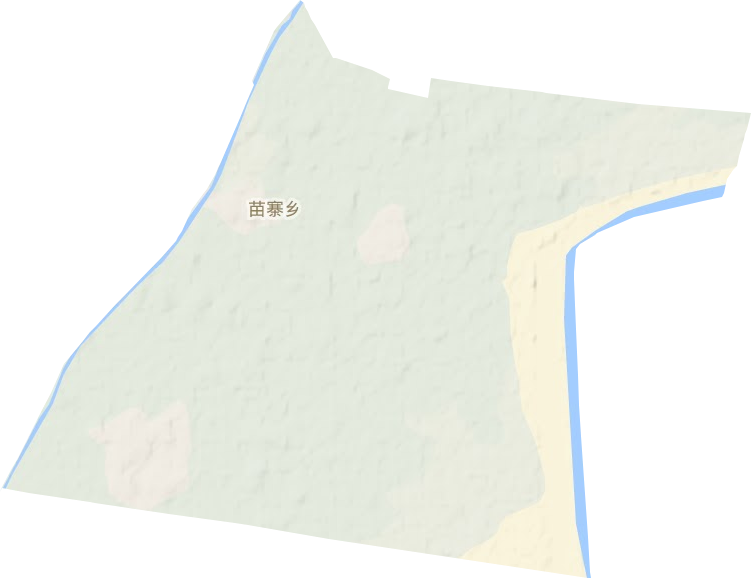 苗寨镇地形地图