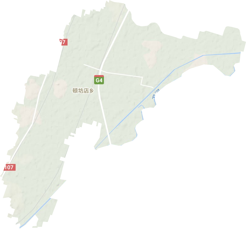 顿坊店乡地形地图