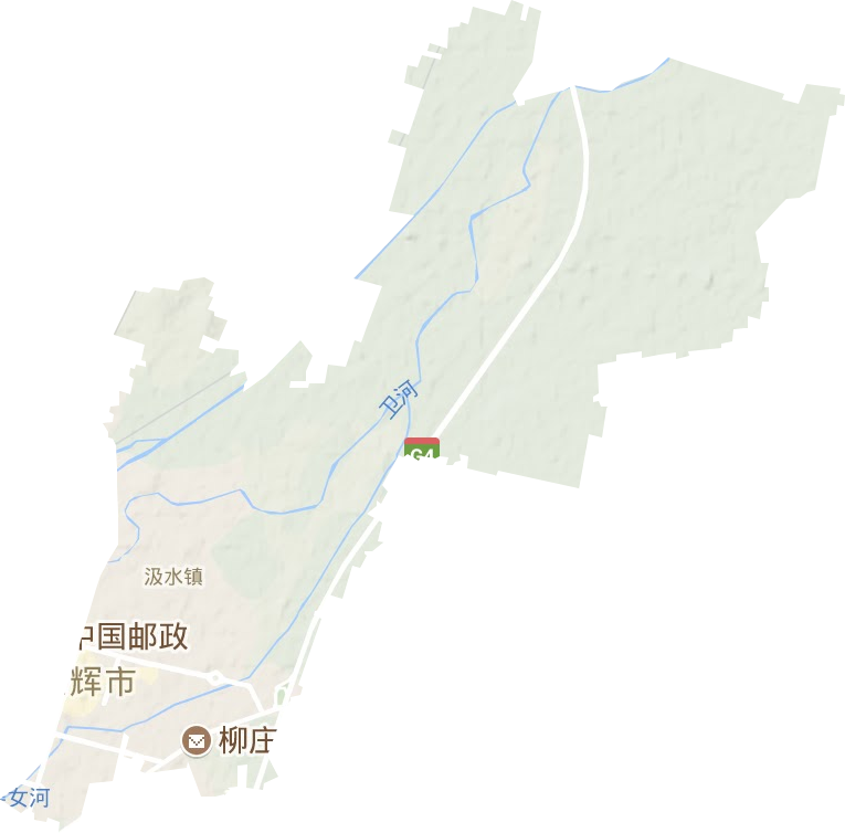 城郊乡地形地图