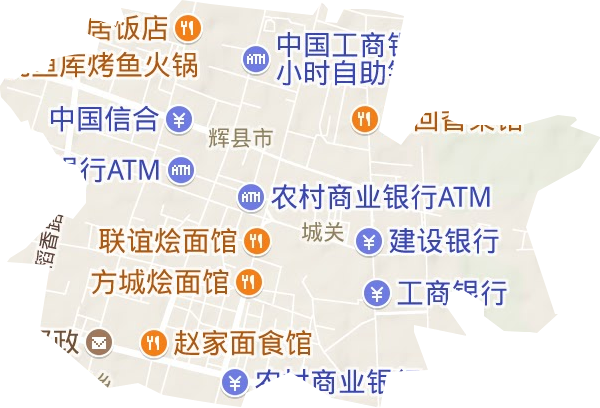 城关街道地形地图