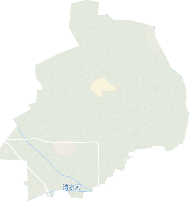 占城镇地形地图
