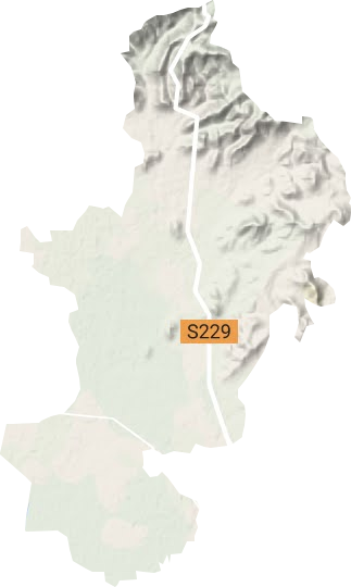 高庄乡地形地图