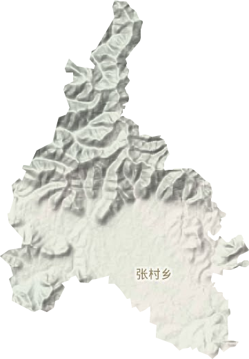 张村乡地形地图