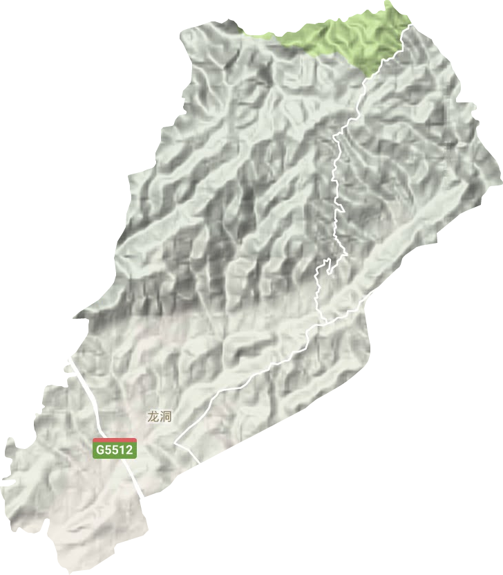 龙翔街道地形地图