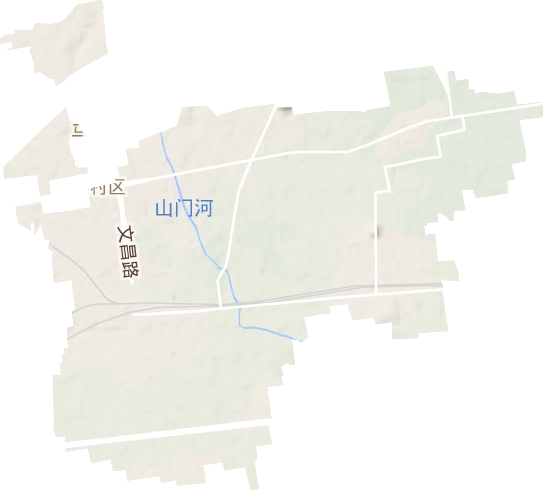 待王街道地形地图