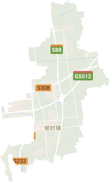 郇封镇地形地图