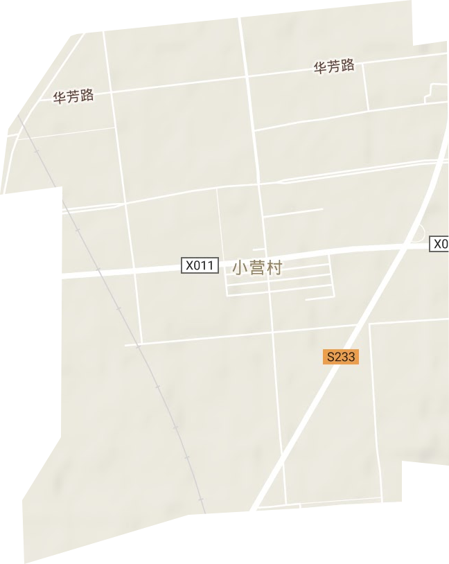 小营工贸区地形地图