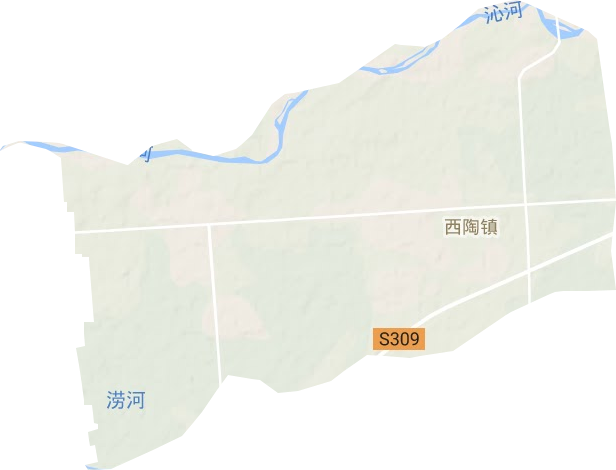 西陶镇地形地图