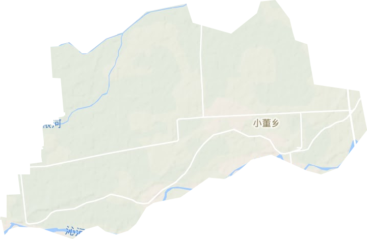 小董乡地形地图