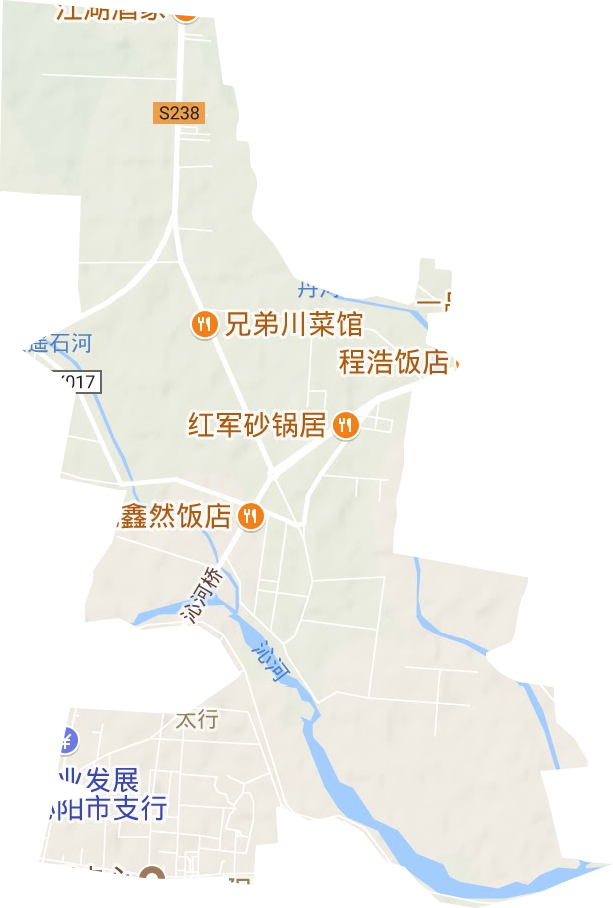 怀庆街道地形地图