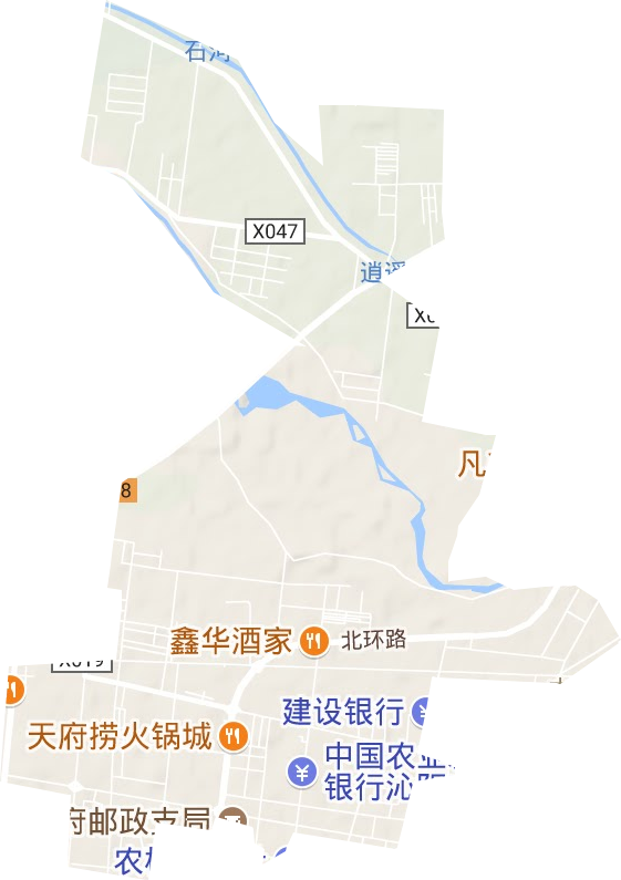 太行街道地形地图