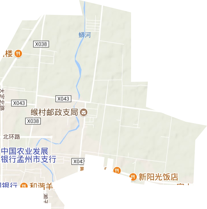 河阳街道地形地图
