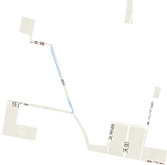 任丘路街道地形地图