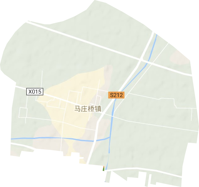 马庄桥镇地形地图