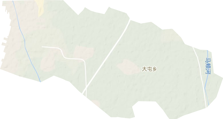 大屯乡地形地图