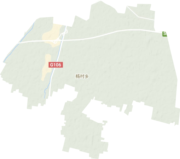 杨村乡地形地图