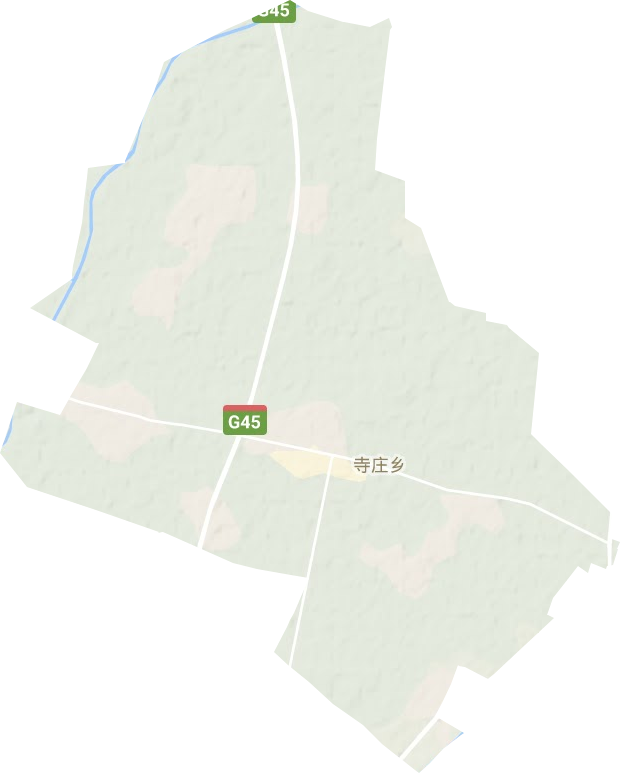 寺庄乡地形地图