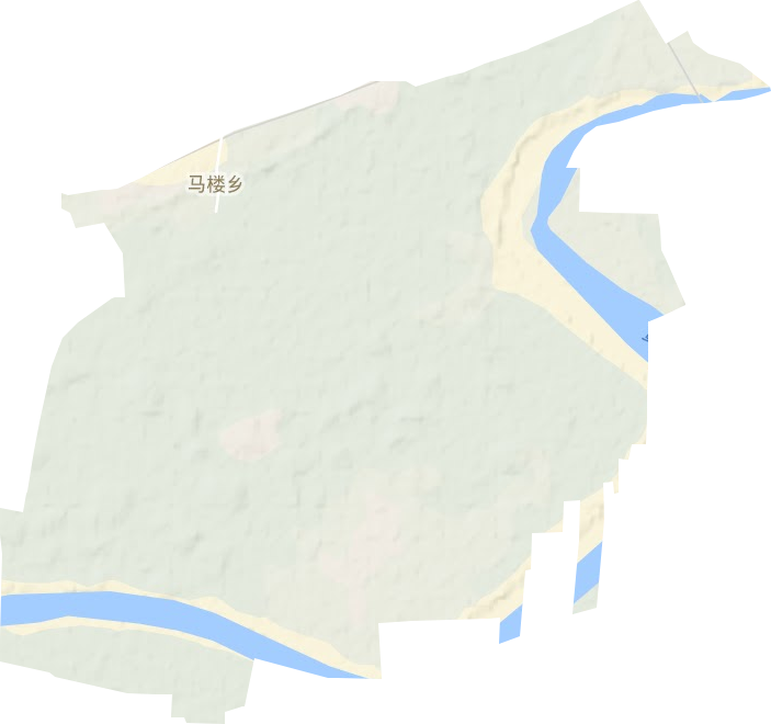 马楼镇地形地图