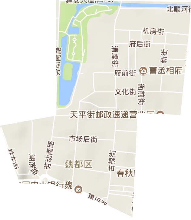 西大街道地形地图