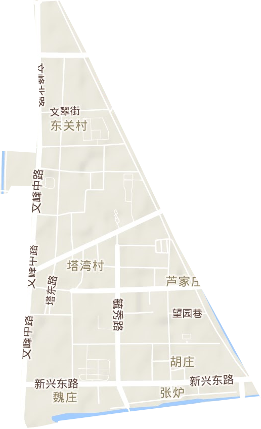 文峰街道地形地图