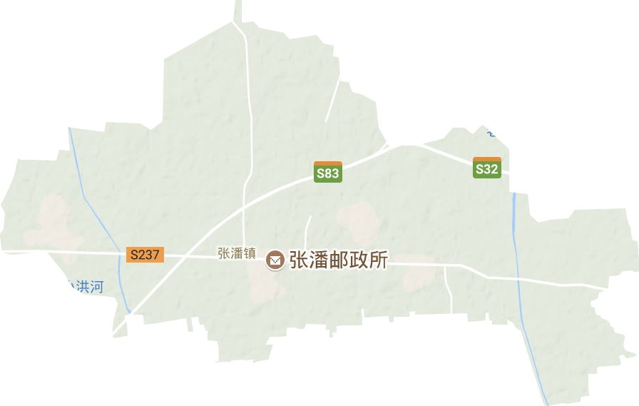 张潘镇地形地图