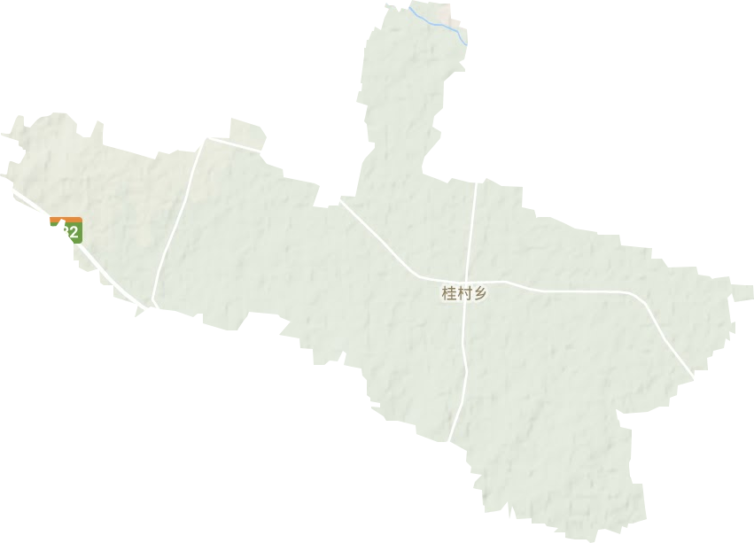 桂村乡地形地图